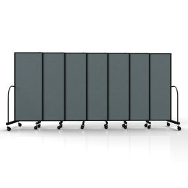 Safeflex Bullet Resistant Sliding Divider, 15'6"W x 6'10"H, Sea Green