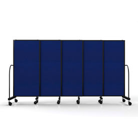Safeflex Bullet Resistant Sliding Divider, 11'3''W x 6'10"H, Royal Blue
