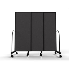 Safeflex Bullet Resistant Sliding Divider, 7'2"W x 6'10"H, Stone