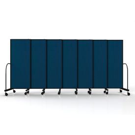 Safeflex Bullet Resistant Sliding Divider, 15'6"W x 6'10"H, Navy Blue