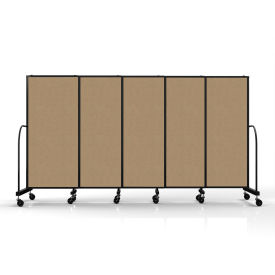 Safeflex Bullet Resistant Sliding Divider, 11'3''W x 6'10"H, Sandalwood