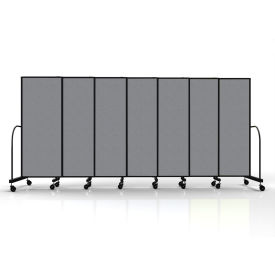 Safeflex Bullet Resistant Sliding Divider, 15'6"W x 6'10"H, Granite