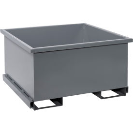 Stackable Rotating Tote, 57-1/2"L x 57-1/2"W x 26-1/2"H, 4000 lb. Capacity, Gray