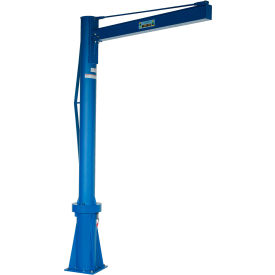 Multi-Station Jib Crane, 72" I-Beam, 1000 lb. Capacity, Blue