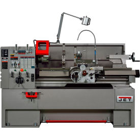 GH-1440ZX Large Spindle Bore Gear Head Lathe with Taper Attachment Kit, 230/460V