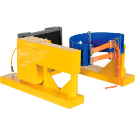 Steel DC Fork Truck Drum Carrier/Rotator Drums, 55 Gallon, 1200 lb. Capacity