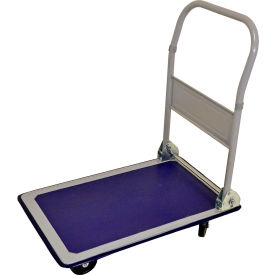 Folding Handle Platform Cart, 30"L x 19"W, 330 lb. Capacity, White
