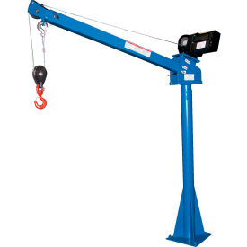 DC Powered Jib Crane, 2000 lb. Capacity, Blue