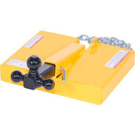 Fork Lift Hitch Attachment, 1500 lb Capacity, Yellow