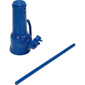 Steel Mechanical Screw Jack, 6-7/8"L x 6-1/8"W x 25-1/16"H, 20000 lb Capacity, Blue