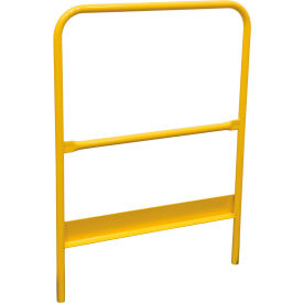 Steel Hand Rail 35-7/8"L for Steel Personnel Work Platform, Yellow