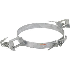 Carbon Galvanized Steel Tilting Drum Ring For 55 Gallon Drum, 1200 lb Capacity