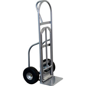 Welded Aluminum Truck with P-Handle 10" Pneumatic Wheels, 800 lb. Capacity