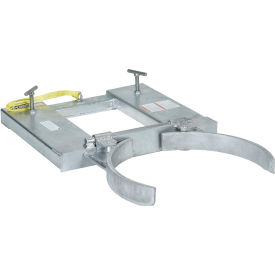 Galvanized Steel Deluxe Single Drum Gripper, 55 Gallon, 1500 lb. Capacity