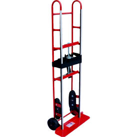 Appliance Truck with Ratchet Belt Tightener, 800 lb Capacity, Black