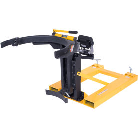 Steel Fork Mounted Drum Gripper with LED Scale, 55 Gallon, 700 lb Capacity