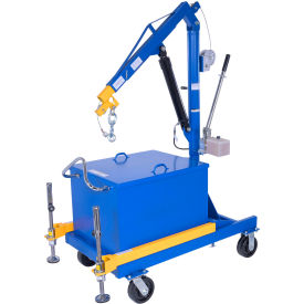 Steel Portable Cantilever Hoist, 4000 lb Capacity, Blue