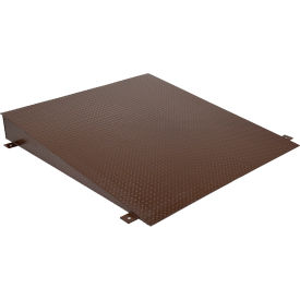 Steel Approach Ramp For Lowered Height Truck Scissor Dock Lift, 60"W x 65"L Platform