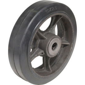 Mold On Rubber Wheel, 10" Dia., 1000 lb. Capacity