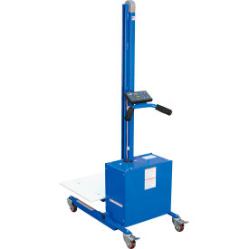 Steel Quick Lift DC Powered, 37-9/16"L x 23-1/2"W x 65-5/16"H, 175 lb Capacity