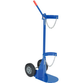 Portable Economy Cylinder Lifter with Hard Rubber Wheels, 500 lb Capacity