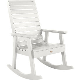Weatherly Outdoor Rocking Chair, White
