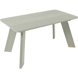 Italica Modern Coffee Table, 17-3/4" x 31", Eucalyptus