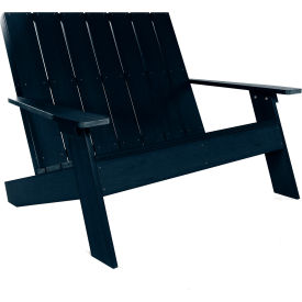 Italica Double Wide Modern Adirondack Chair, Federal Blue
