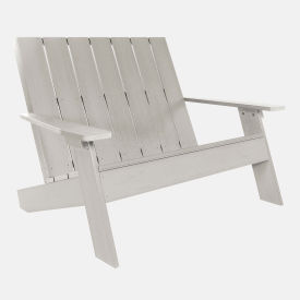 Italica Double Wide Modern Adirondack Chair, Harbor Gray