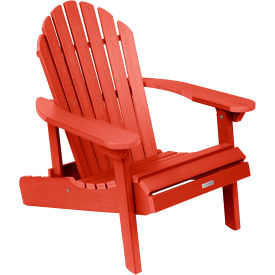 Hamilton Folding & Reclining Adirondack Chair, Rustic Red