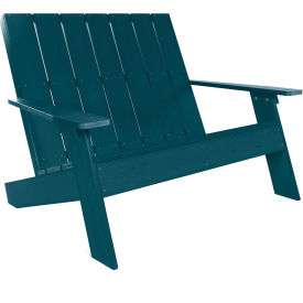 Italica Double Wide Modern Adirondack Chair, Nantucket Blue