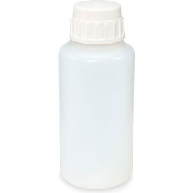 Heavy Duty Vacuum Bottle, PP 53mm Screw Cap, 1L Capacity, White, Pack of 2
