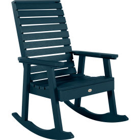 Weatherly Outdoor Rocking Chair, Federal Blue