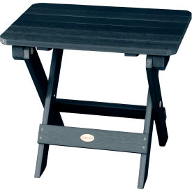 Adirondack Folding Side Table, 14" x 20", Federal Blue