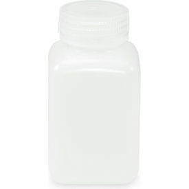 Diamond Real Seal HDPE Bottle with Screw Cap, 250mL Cap., 12/Pack