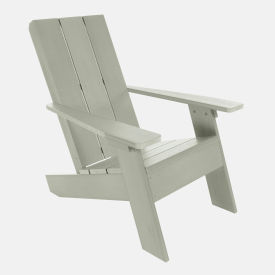 Italica Modern Adirondack Chair, Eucalyptus