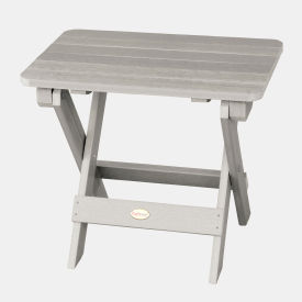 Adirondack Folding Side Table, 14" x 20", Harbor Grey