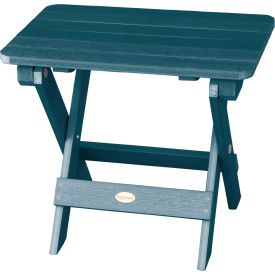 Adirondack Folding Side Table, 14" x 20", Nantucket Blue