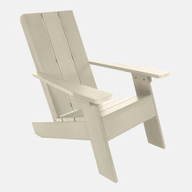 Italica Modern Adirondack Chair, Whitewash
