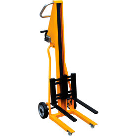 Steel Portable Mini Stacker, 41-1/2" Lift, 260 lb Capacity