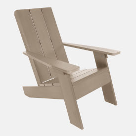 Italica Modern Adirondack Chair, Woodland Brown