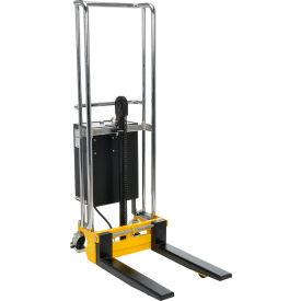 Steel Portable DC Powered Hefti-Lift, 36"L x 23"W x 70"H, 880 lb Capacity