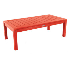 Adirondack Coffee Table, 24" x 48", Rustic Red