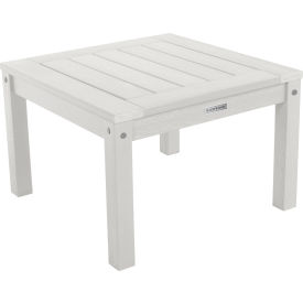 Adirondack Side Table, 24" x 24", White
