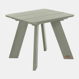 Italica Modern Side Table, 18" x 18", Eucalyptus