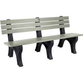 Aurora Traditional 6' Park Bench, Eucalyptus