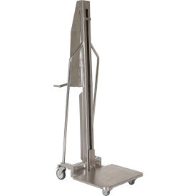 Stainless Steel Manual Work Positioner, 34"L x 24-1/2"W x 76"H, 440 lb Capacity