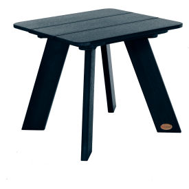 Italica Modern Side Table, 18" x 18", Federal Blue