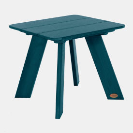 Italica Modern Side Table, 18" x 18", Nantucket Blue