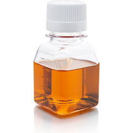 Diamond Real Seal Square Media Bottle, 125 mL Cap., 24/Case